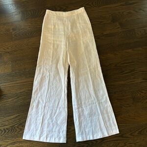 Faithful the brand white linen pants